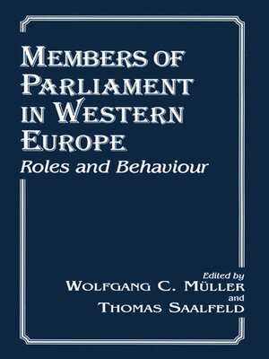 cover image of Members of Parliament in Western Europe